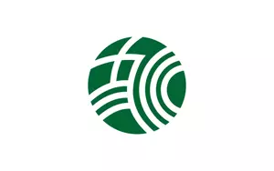 Offisielle flagg tidligere Kamikawa vektorgrafikk