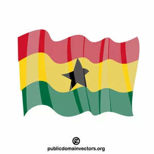 National flag of Ghana