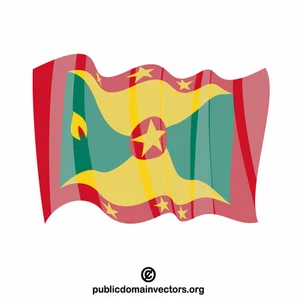 Nationale vlag van Grenada