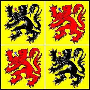 Bandera de Hainaut