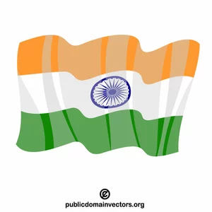 Indiens flagga