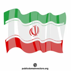 Nationalflagge des Iran