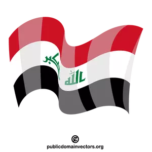 Flagg av irakisk stat
