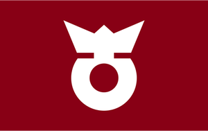 Flagge von Koza, Wakayama