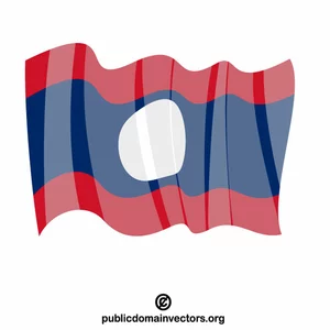 Bandeira nacional do Laos