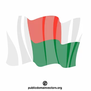 Madagaskarin lippu