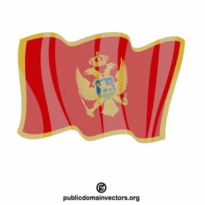 Flagge Montenegros