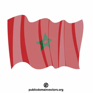 Marokkanische Nationalflagge