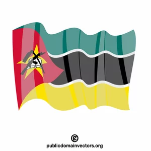 Mosambická národní vlajka