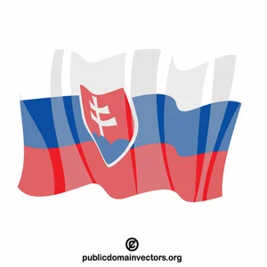 Republikken Slovakias flagg