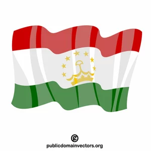 Vlag van Tadzjikistan Republiek