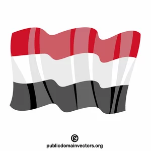 Bandera de la República de Yemen