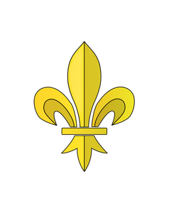 Image of French Canadian version of the fleur-de-lys