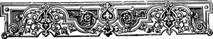 Banner dreptunghiular cu lilly în centrul imaginii vectoriale
