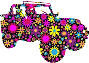 Jeep floral