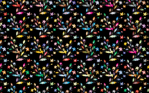 Floral prismatic pattern