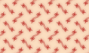Red leaves on a wallpaper