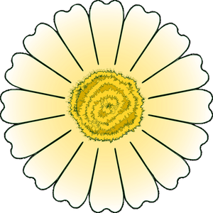 Vector illustraties van daisy bloemblaadjes