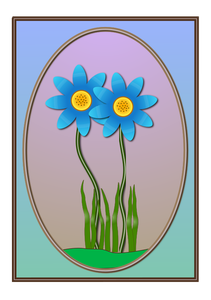 Blumen und frame