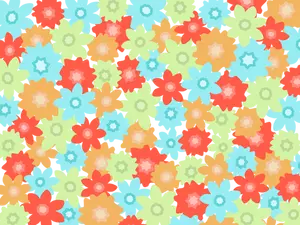 Vector de la imagen del patrón de flores