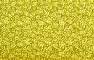 Gele bloemrijke patroon