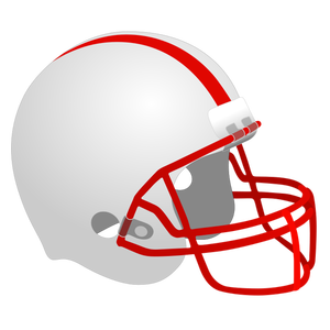 Football Helm Vector Clip Art