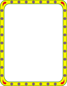 Imagine vectorială Frame cu colturi rotunjite