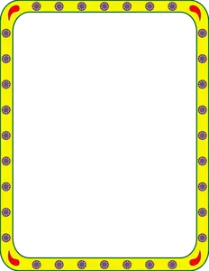 Vector de la imagen de marco con esquinas redondeadas