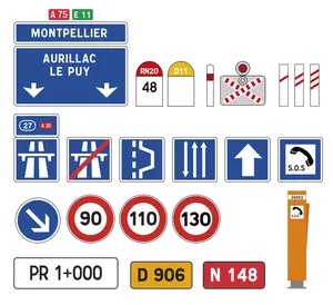 Franske trafikkskilt