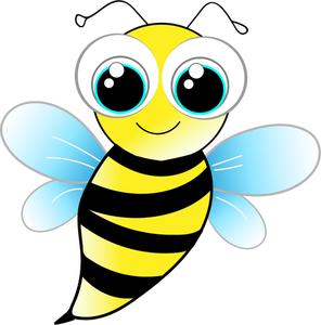 Biene mit großen Augen