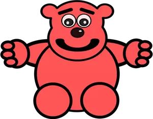 Bear toy vector clip art