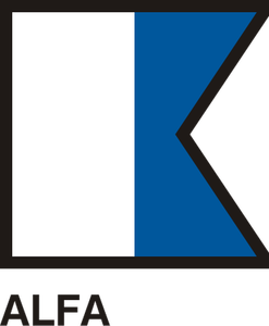 Ikon bendera laut internasional