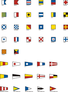 Gran Pavese drapeaux, tous les drapeaux
