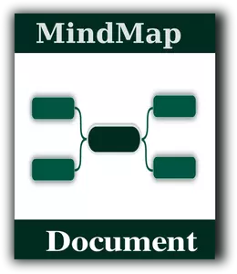 Grafica vettoriale Mindmap icona