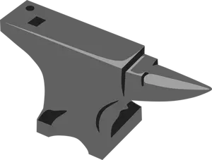 Blacksmith anvil vector drawing