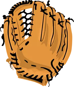 Immagine vettoriale del guanto da baseball
