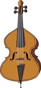 Vector image of cello