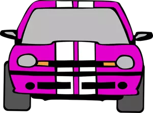 Vehicle front view vector