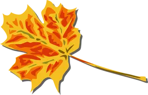Arte otoño hoja vector clip