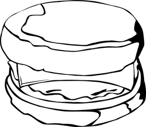 Vector image of McMuffin
