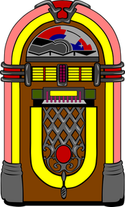 Vector jukebox afbeelding