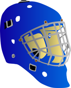 Hockey goalkeeper mask vector