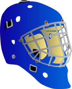 Hockey goalkeeper mask vector