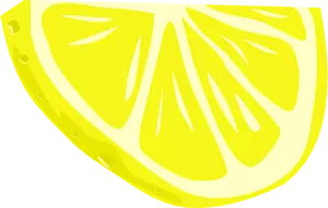 Sliced lemon vector clip art