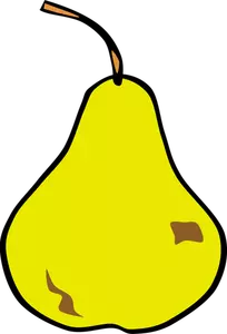 Pear vector clip art