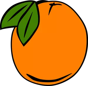 Gráficos vetoriais laranja