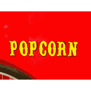 Popcorn Zeichen Vektor Zeichnung