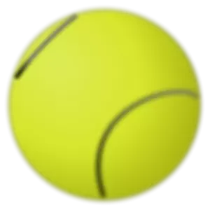 Gambar vektor bola tenis