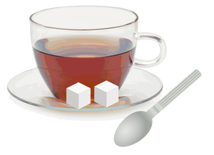 Illustrazione vettoriale della tazza di tè