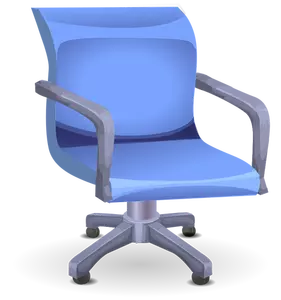 Kursi kantor biru